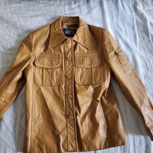 Vintage 1970s leather jacket.